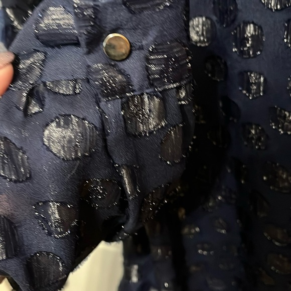 Jennifer Lopez faux tummy wrap Sheer Top XL - Picture 11 of 11